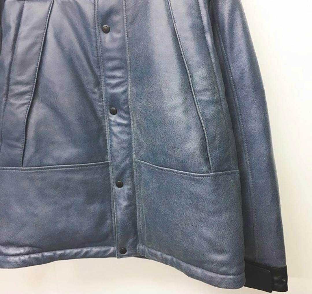 The North Face Purple Label nanamica Mountain Down Leather Jacket