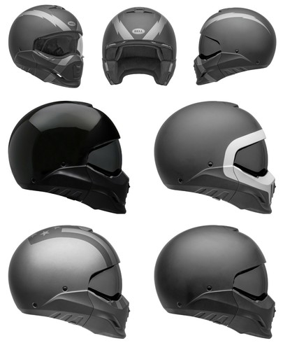 BELL 2021 Broozer Completo \u0026 Viso Aperto P/J Street Moto Casco \u0026 Gratis  Scuro | eBay