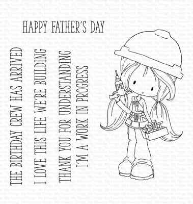 My Favorite Things 4'' x 4'' Clear Stamps Work In Progress TI-017
