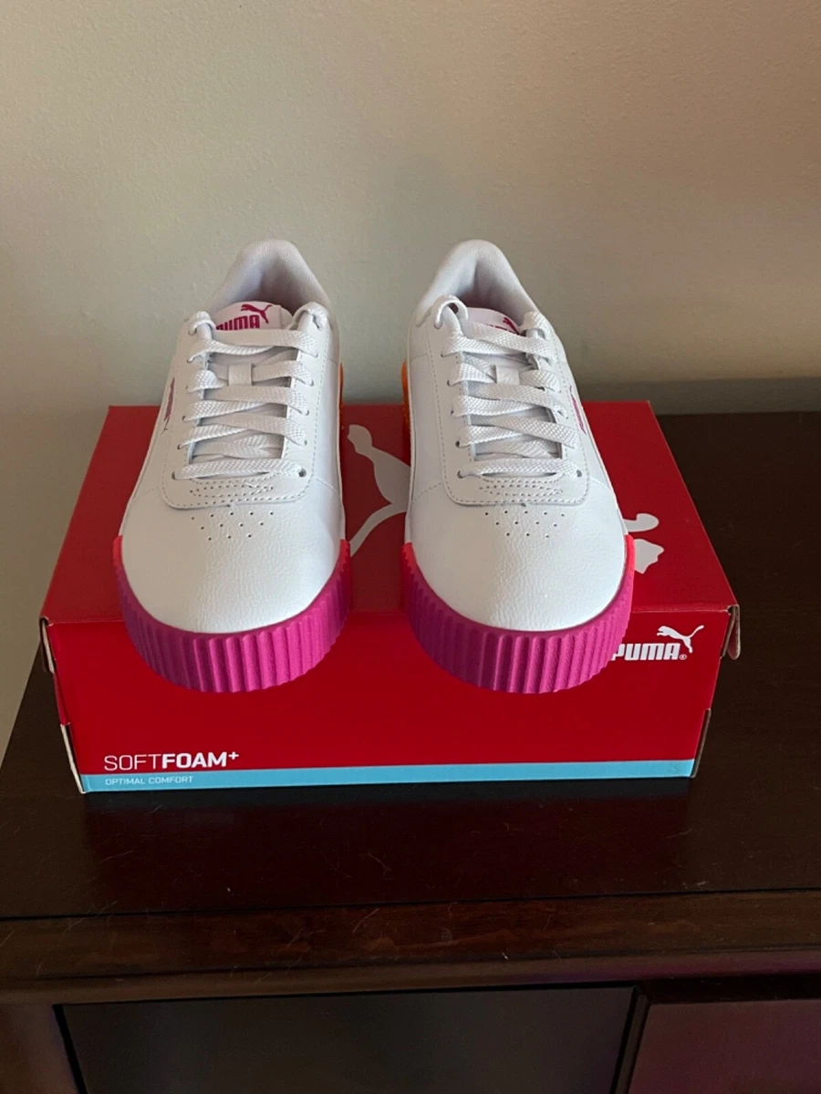 Puma carina cheap sneaker yellow