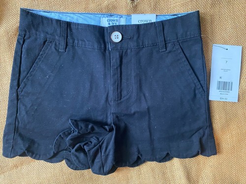 NWT Crown and Ivy Girls Casual Shorts Size 7 Adjustable Waist You Pick Color - Picture 12 of 13