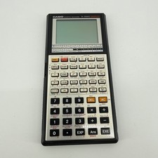 Casio Scientific Calculator Black Silver Metal Vintage fx-7000G Graph UNTESTED