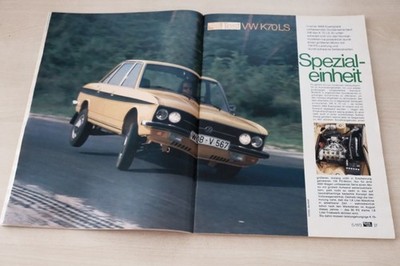 Auto Motor Sport AMS 15/1973 VW K 70 LS mit 100PS im TEST auf 4 Seiten
