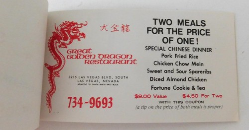 Original 1973 TWA Vintage Las Vegas Coupon Booklet Trans World Airlines - Picture 3 of 5