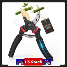 8" Professional Pruning Shears Titanium Blade Garden Scissors Gardening Shears