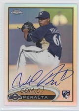 2012 Topps Chrome Rookie Auto Refractor 11/499 Wily Peralta #WP Auto 0j6
