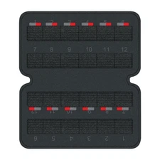24-Slot Game Cartridge TF Card Holder Carrying Case Storage Bag For Steam Deck