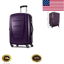 Stylish 24-Inch Winfield 2 Spinner Luggage - Expandable with TSA Security Lock