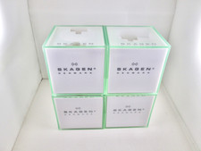 ✅ Genuine Skagen watch empty presentation display storage boxes X 4 NOS