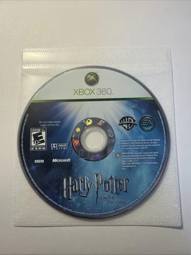 Harry Potter and the Order of the Phoenix (Microsoft Xbox 360) Disc Only