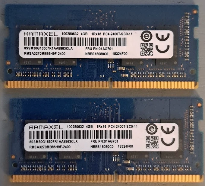Ramaxel Computer PC4-19200 (DDR4-2400) Bus Speed Memory (RAM) for
