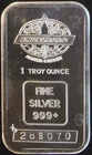 Engelhard Canada Maple Low Mintage Blank Reverse-0.999 Silver 1 Oz Art Bar Ingot
