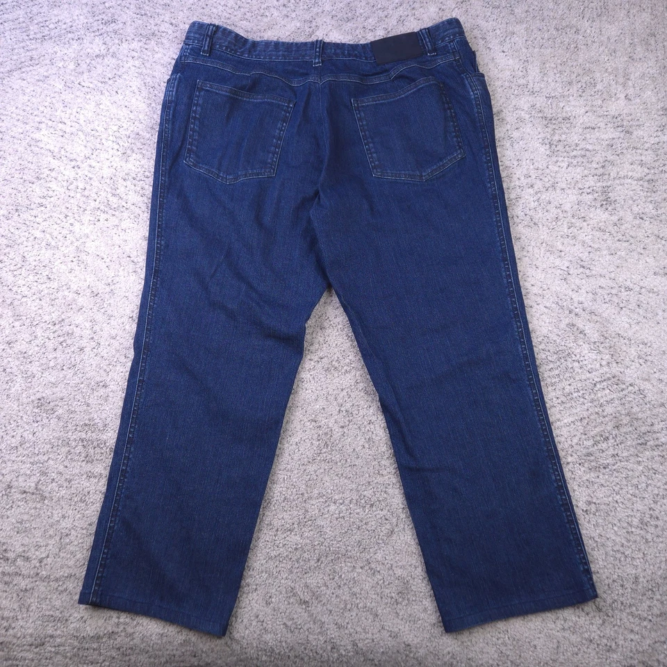 Pantalones de mezclilla Brioni para hombre 39x26,5 Chamonix pierna recta elásticos ajuste cómodo a medida azul Foto 2 de 4