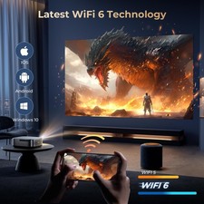 4K DoIby Projector AI Auto Focus 80000LMS 5G WiFi Bluetooth Netflix Home Theater 6