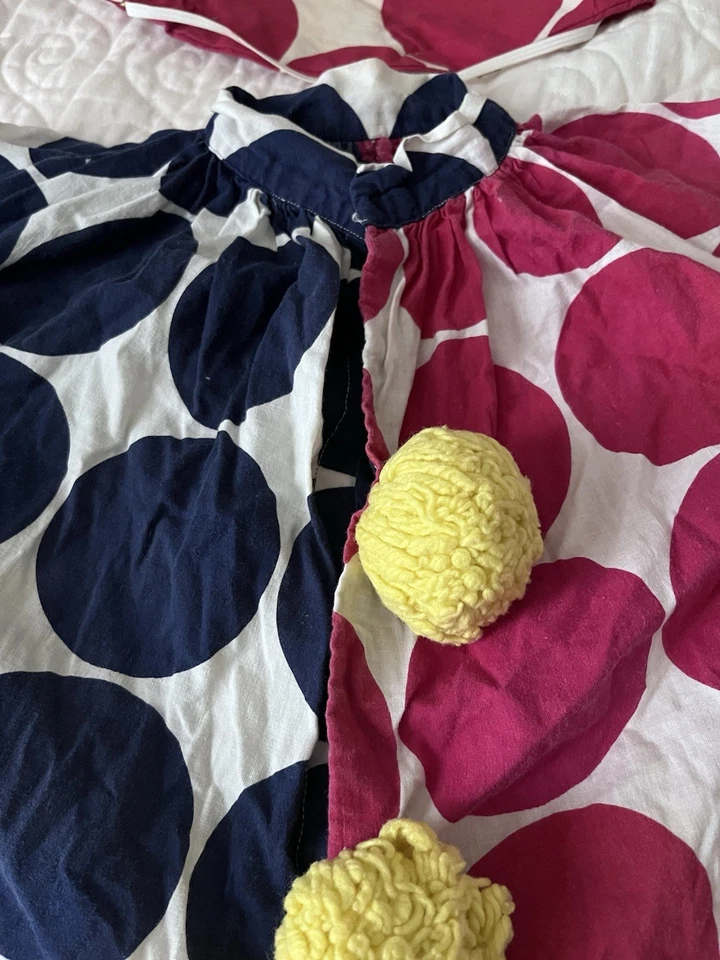 Disfraz de payaso vintage hecho a mano con sombrero, pequeño 4-5 Foto 2 de 4