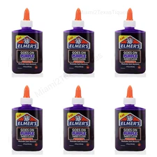 Elmer’s Disappearing Liquid School Glue | Purple Color, Dries Clear, for Kids Ar