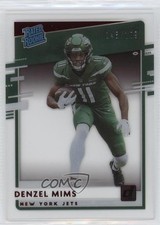2020 Panini Chronicles Clearly Donruss Rated Rookie Red 148/199 Denzel Mims lz7