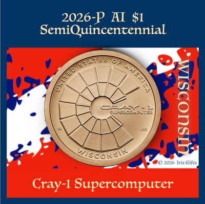  2026-P American Innovation   $ Coin   / Cray-1 Supercomputer / *ON HAND*