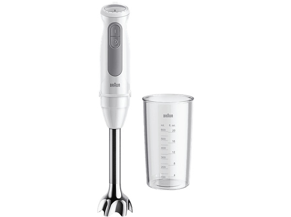 Batidora de mano - Braun Minipimer MultiQuick 5 MQ50001MWH, 1000 W