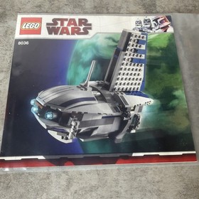 lego star wars separatist shuttle 8036 Pre Built Manual & Mini Figs No Box 