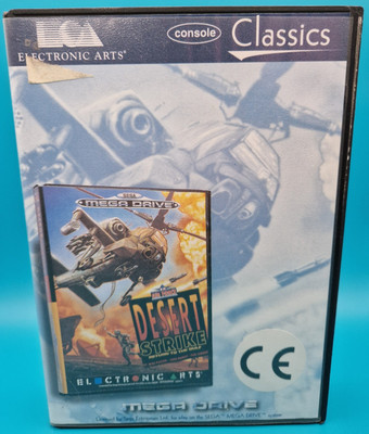 Sega Mega Drive Desert Strike Blue Label Classic Series komplett mit Handbuch