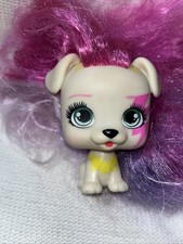 VIP Pets dog long bright purple and pink hair...