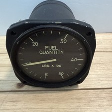 Simmonds Aerocessories Aircraft Fuel Quantity Aircraft Gage WWII Era 5000lbs