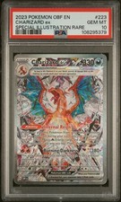 PSA 10 GEM MINT Charizard ex SIR 223/197 Ossidiana Fiamme Pokemon 2023