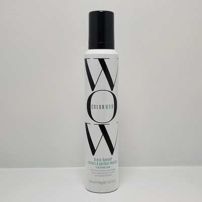 Color Wow Brass Banned Correct & Perfect Mousse for Dark Hair 6.8 oz | Free Ship