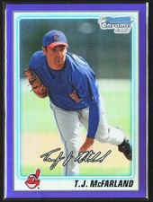 2010 Bowman Chrome #BCP181 T.J. McFarland Prospects Purple Refractors #/899