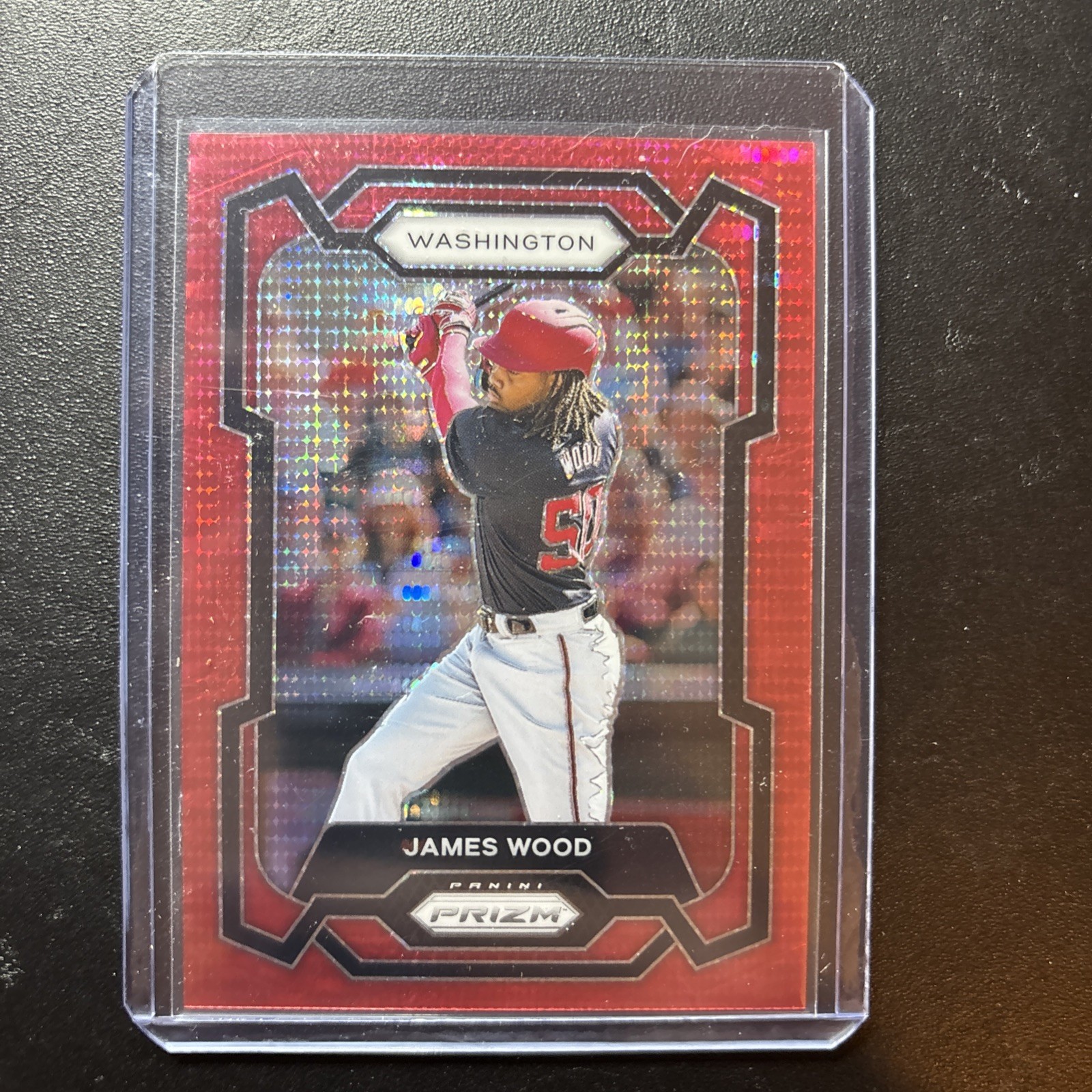 2024 Panini Prizm James Wood #129 Red Pulsar Prizm /399