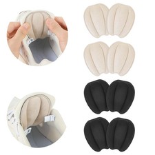 4Pairs Tongue Pads for Shoes, Non Slip Shoe Size Reducer Soft Shoe Tongue Pads