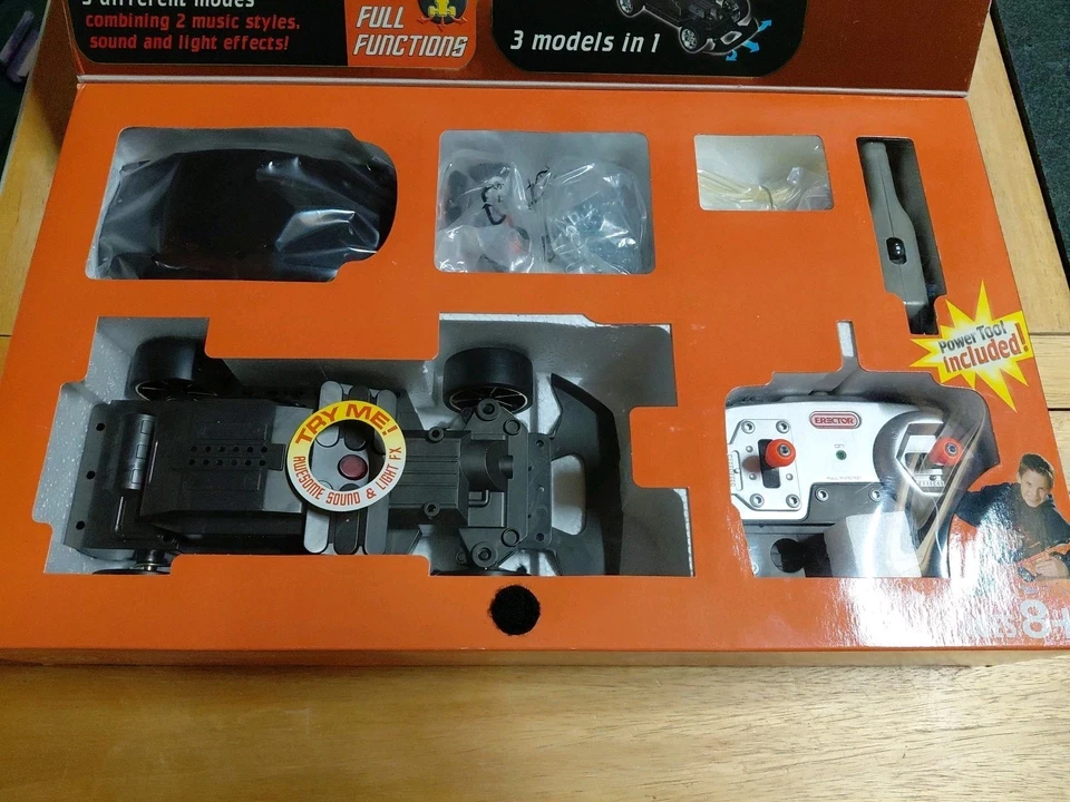 Erector Radio Controlled Muscle Car w/ Music + Light Never Opened - Image 2 of 4