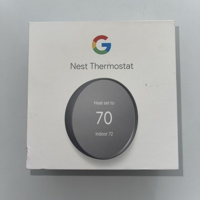 Google Nest Smart Thermostat, Charcoal - GA02081-US  Never Used
