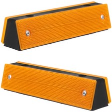 2 Pcs Reflective Delineator Driveway Marker Reflectors Heavy Duty