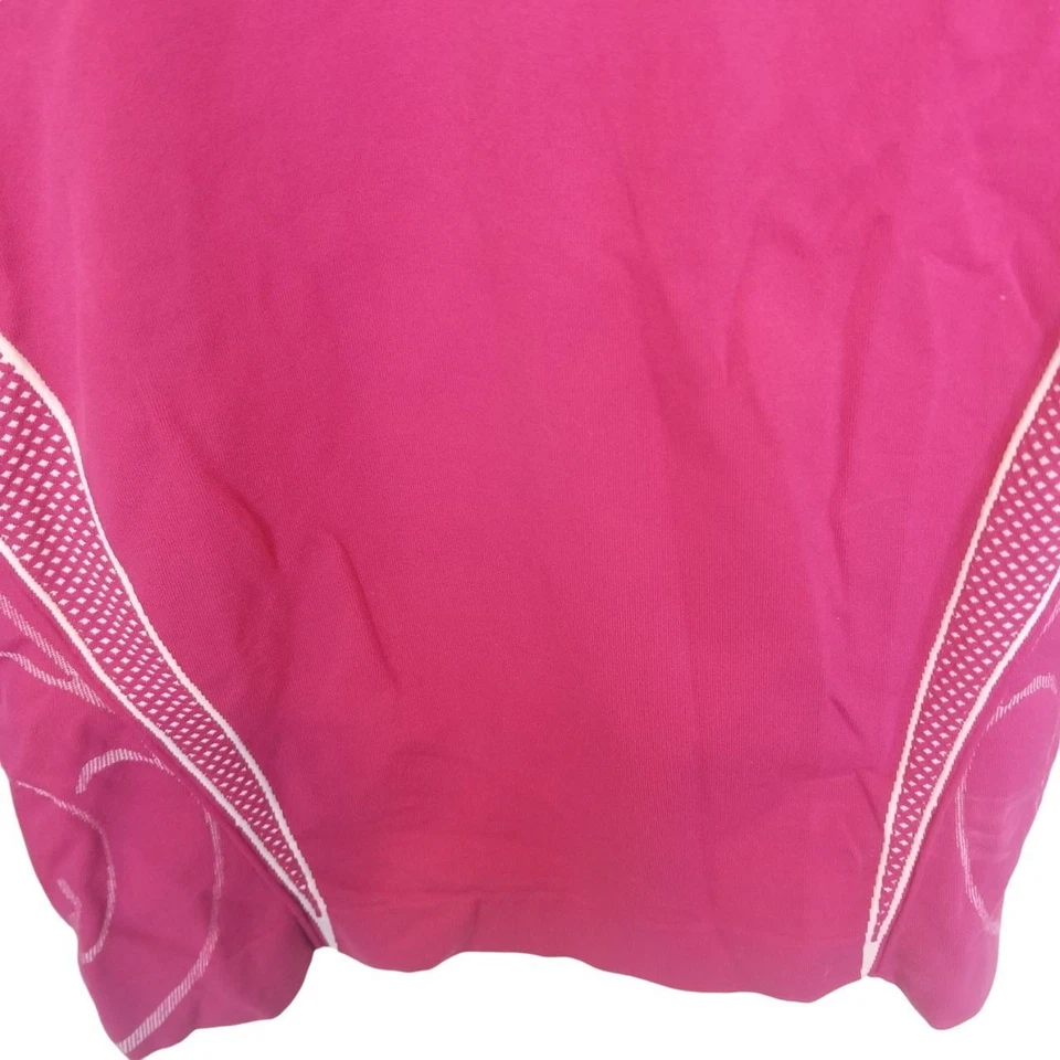 Camiseta Atlética Top Mujer S Rosa Manga Larga Camisa Mujer Camiseta Mujer  Foto 3 de 4