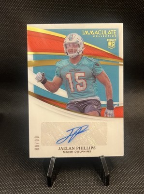 Jaelan Phillips 2021 Immaculate /99 Rookie Auto Card 147 RC Mint