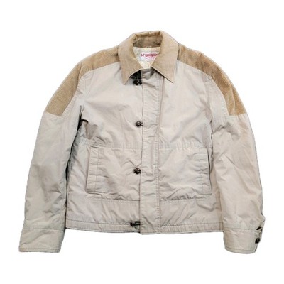 McGregor Vintage Chore/Field Jacket Men Size 40 (Med) Corduroy Trim Beige