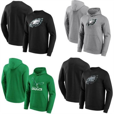 Philadelphia Eagles Herren Hoodie NFL Sweatshirt American Football Fanatics - Neu