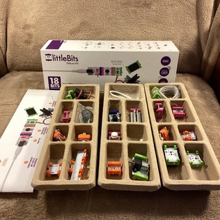 Little Bits Stem Circuito Magnetico Elettronico Deluxe Kit INCOMPLETO 18 Bit
