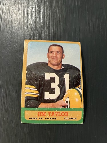Jim Taylor #87 1963 Topps card