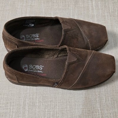 Bobs Skechers Womens 8 Chill Lug Urban Spell Dark Brown Loafers Slip On 113352