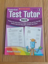 Standardized Test Tutor - Maths Practice Test Papers (Grade 3) Scholastic $14.99