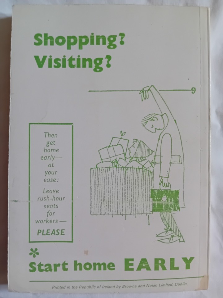 Dublin District Bus & Train Timetable Book 13th Sept 1971 To 6th ...