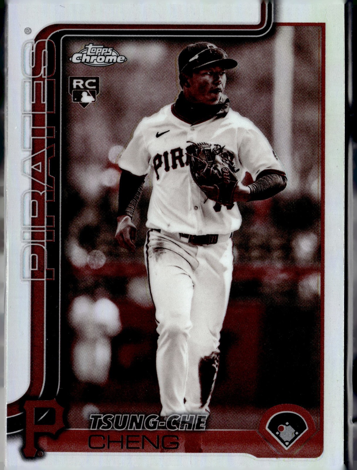 2025 Topps Chrome Update Series - Tsung-Che Cheng #USC74 Sepia Refractor (RC)