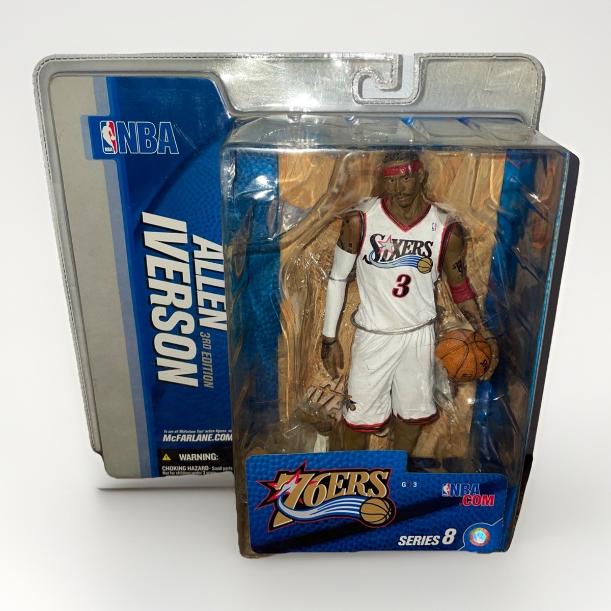 【超希少】Mcfarlane NBA ALLEN IVERSON NBA McFarlane Toys Allen Iverson 3rd Edition Series 8 Figure