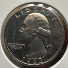 1962 WASHINGTON 90% SILVER QUARTER PROOF