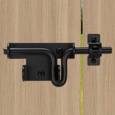 Slide Bolt Gate Latch Lock, Heavy Duty Metal, Rust-proof, Lockable 1 Pack