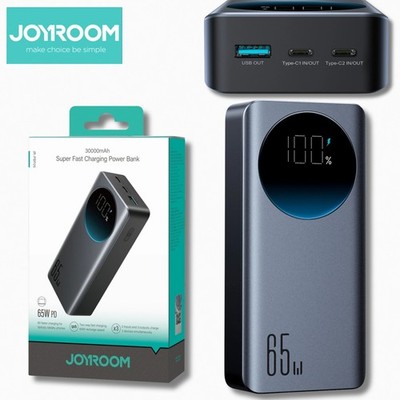 Powerbank 30000mAh 65W Schnellladegerät Batterie Ladegerät Für Handy Joyroom