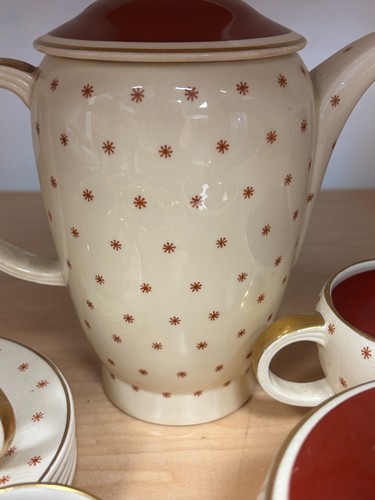Art Deco Susie Cooper English Demitasse Coffee Set 1930s - Picture 6 of 7
